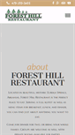 Mobile Screenshot of foresthillrestaurant.com